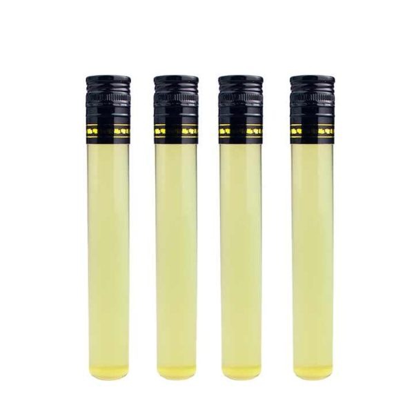 Empty cylindrical borosilicate glass test tube, bottle