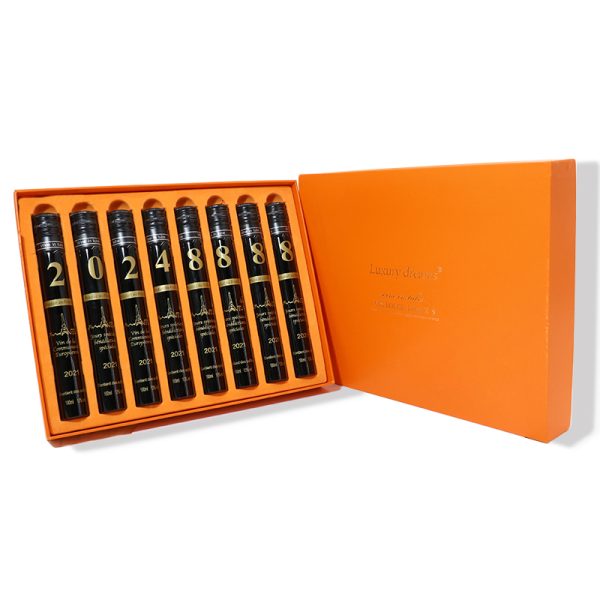 Empty cylindrical borosilicate glass test tube, 50ml, 60ml, 100ml wine and other strong alcoholic drinks